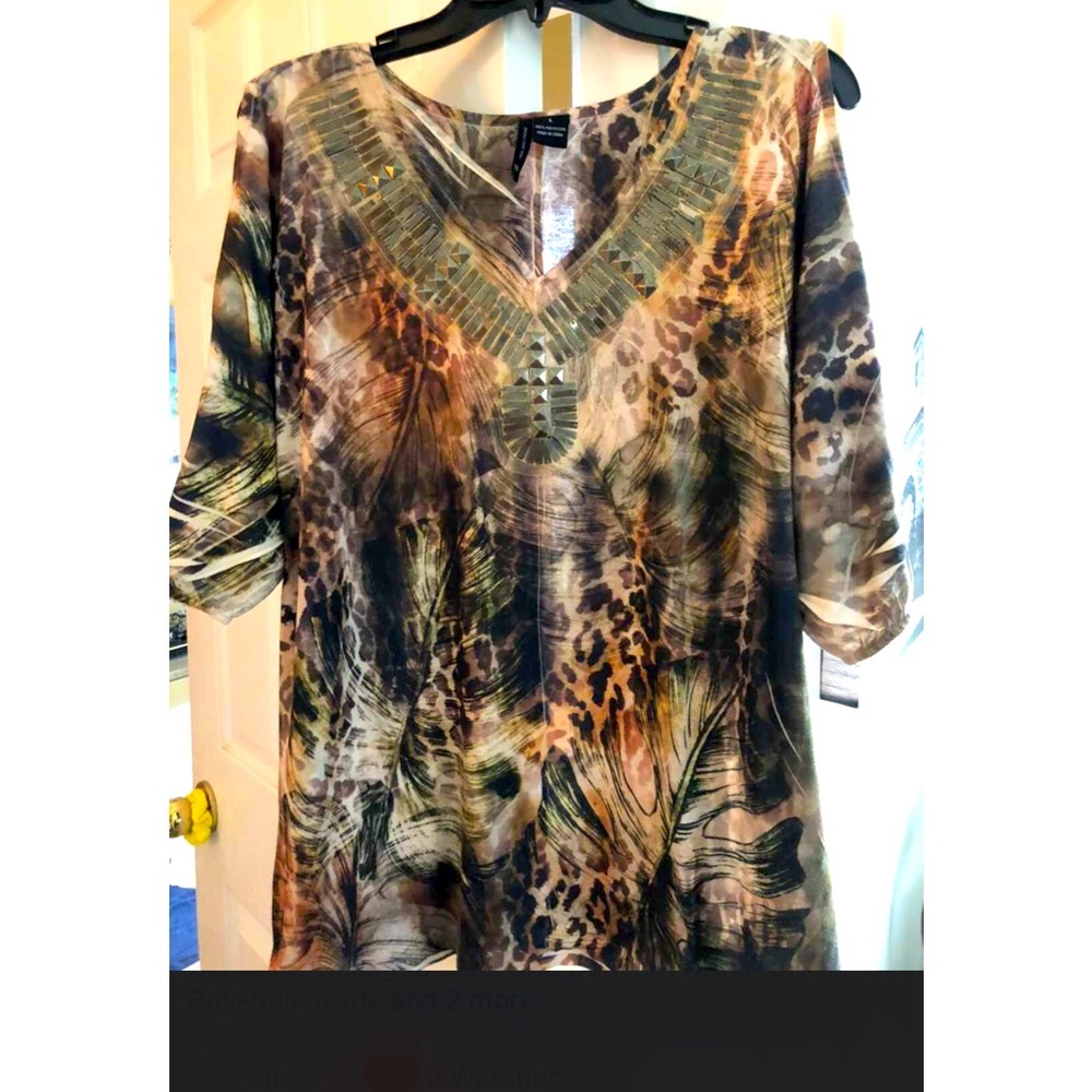 Leopard Print Blouse